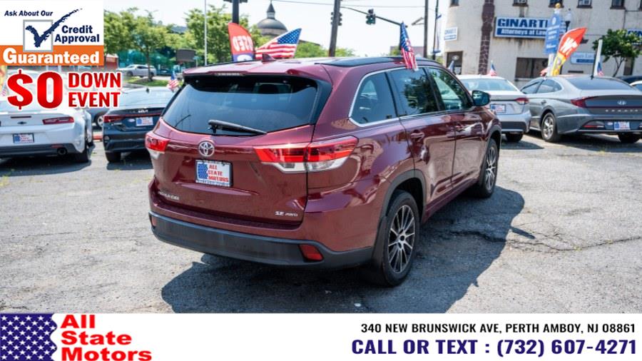 2018 Toyota Highlander SE V6 AWD (Natl), available for sale in Perth Amboy, New Jersey | All State Motor Inc. Perth Amboy, New Jersey 2018 Toyota Highlander SE V6 AWD (Natl), available for sale in Perth Amboy, New Jersey | All State Motor Inc. Perth Amboy, New Jersey