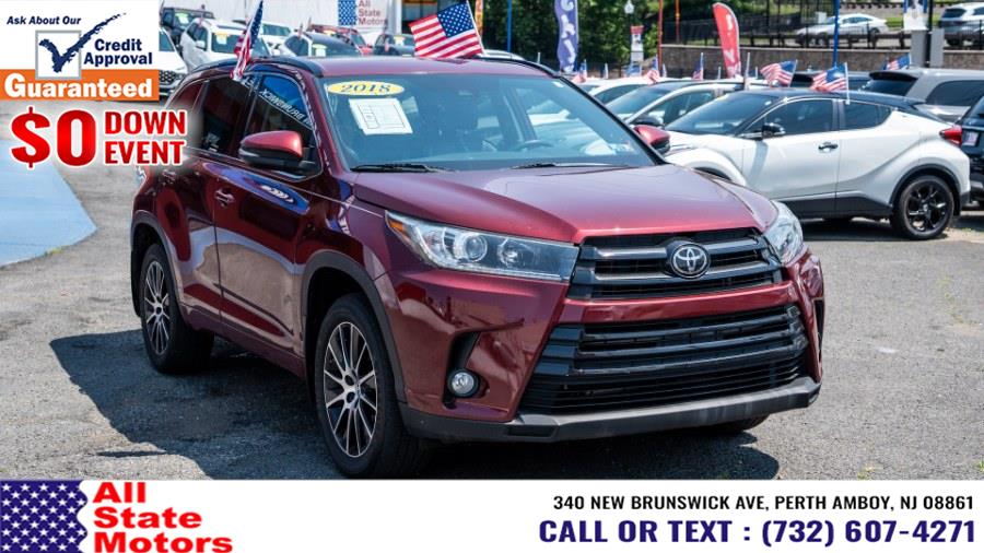 2018 Toyota Highlander SE V6 AWD (Natl), available for sale in Perth Amboy, New Jersey | All State Motor Inc. Perth Amboy, New Jersey 2018 Toyota Highlander SE V6 AWD (Natl), available for sale in Perth Amboy, New Jersey | All State Motor Inc. Perth Amboy, New Jersey