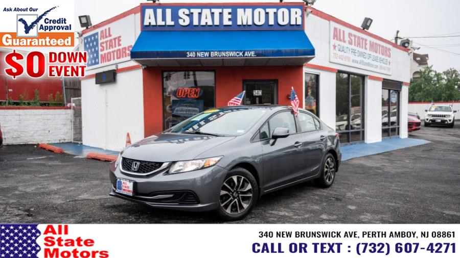 2013 Honda Civic Sdn 4dr Auto EX, available for sale in Perth Amboy, New Jersey | All State Motor Inc. Perth Amboy, New Jersey 2013 Honda Civic Sdn 4dr Auto EX, available for sale in Perth Amboy, New Jersey | All State Motor Inc. Perth Amboy, New Jersey