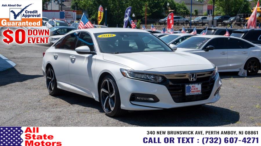 2018 Honda Accord Sedan Sport 1.5T CVT, available for sale in Perth Amboy, New Jersey | All State Motor Inc. Perth Amboy, New Jersey 2018 Honda Accord Sedan Sport 1.5T CVT, available for sale in Perth Amboy, New Jersey | All State Motor Inc. Perth Amboy, New Jersey