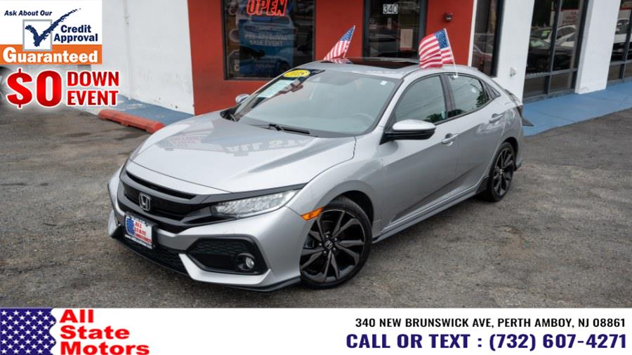 2018 Honda Civic Hatchback Sport Touring CVT, available for sale in Perth Amboy, New Jersey | All State Motor Inc. Perth Amboy, New Jersey 2018 Honda Civic Hatchback Sport Touring CVT, available for sale in Perth Amboy, New Jersey | All State Motor Inc. Perth Amboy, New Jersey