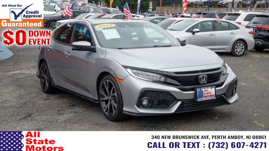 2018 Honda Civic Hatchback Sport Touring CVT, available for sale in Perth Amboy, New Jersey | All State Motor Inc. Perth Amboy, New Jersey 2018 Honda Civic Hatchback Sport Touring CVT, available for sale in Perth Amboy, New Jersey | All State Motor Inc. Perth Amboy, New Jersey