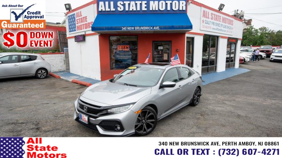 2018 Honda Civic Hatchback Sport Touring CVT, available for sale in Perth Amboy, New Jersey | All State Motor Inc. Perth Amboy, New Jersey 2018 Honda Civic Hatchback Sport Touring CVT, available for sale in Perth Amboy, New Jersey | All State Motor Inc. Perth Amboy, New Jersey
