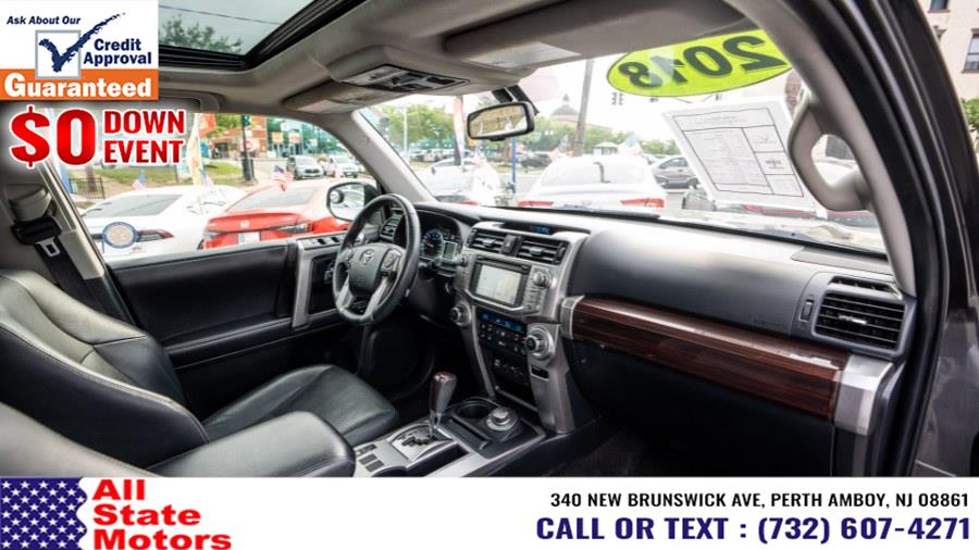 2018 Toyota 4Runner Limited 4WD (Natl), available for sale in Perth Amboy, New Jersey | All State Motor Inc. Perth Amboy, New Jersey 2018 Toyota 4Runner Limited 4WD (Natl), available for sale in Perth Amboy, New Jersey | All State Motor Inc. Perth Amboy, New Jersey