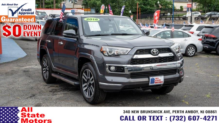 2018 Toyota 4Runner Limited 4WD (Natl), available for sale in Perth Amboy, New Jersey | All State Motor Inc. Perth Amboy, New Jersey 2018 Toyota 4Runner Limited 4WD (Natl), available for sale in Perth Amboy, New Jersey | All State Motor Inc. Perth Amboy, New Jersey
