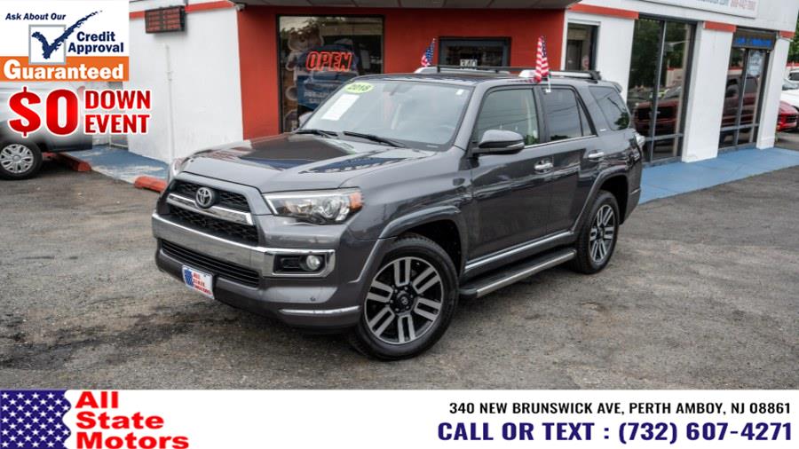 2018 Toyota 4Runner Limited 4WD (Natl), available for sale in Perth Amboy, New Jersey | All State Motor Inc. Perth Amboy, New Jersey 2018 Toyota 4Runner Limited 4WD (Natl), available for sale in Perth Amboy, New Jersey | All State Motor Inc. Perth Amboy, New Jersey