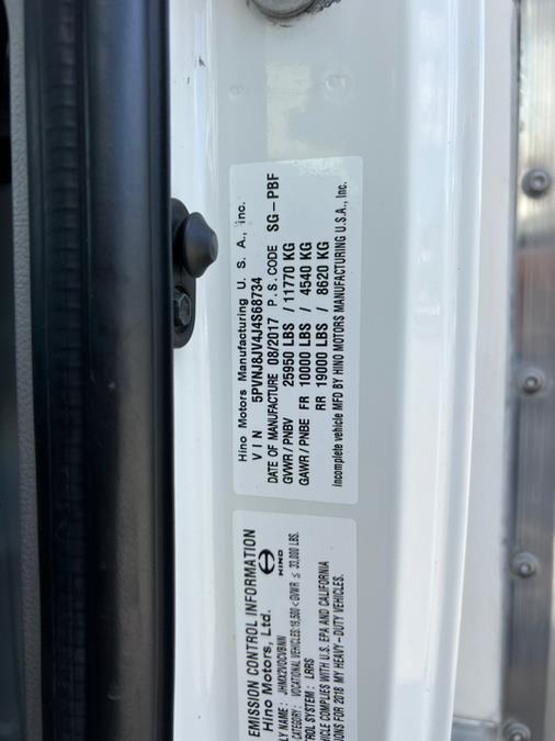 2018 HINO 268A 26FT SUPREME BOX/MAXON LIFTGATE NON CDL, available for sale in Paterson, New Jersey | Speedway Motors LLC. Paterson, New Jersey 2018 HINO 268A 26FT SUPREME BOX/MAXON LIFTGATE NON CDL, available for sale in Paterson, New Jersey | Speedway Motors LLC. Paterson, New Jersey