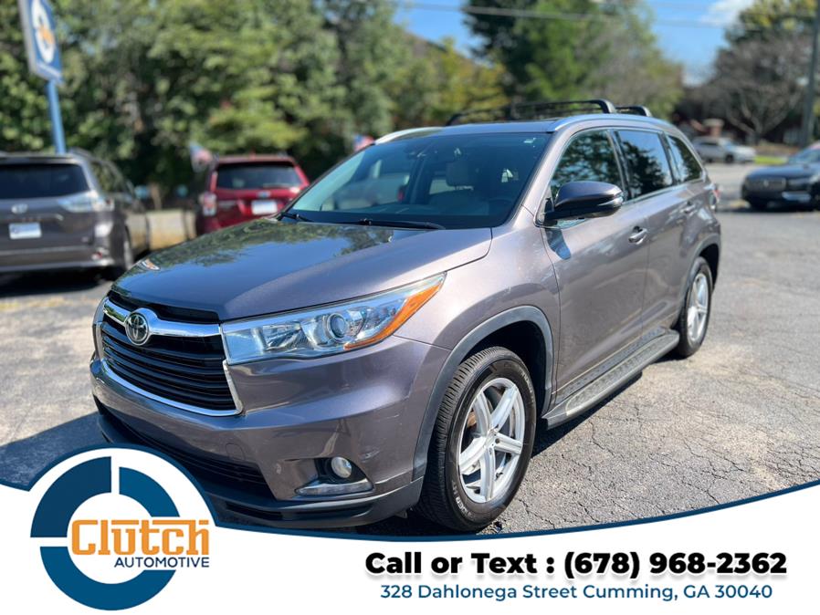 2016 Toyota Highlander FWD 4dr V6 Limited (Natl), available for sale in Cumming, Georgia | Clutch Automotive. Cumming, Georgia 2016 Toyota Highlander FWD 4dr V6 Limited (Natl), available for sale in Cumming, Georgia | Clutch Automotive. Cumming, Georgia