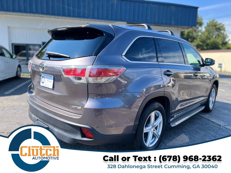 2016 Toyota Highlander FWD 4dr V6 Limited (Natl), available for sale in Cumming, Georgia | Clutch Automotive. Cumming, Georgia 2016 Toyota Highlander FWD 4dr V6 Limited (Natl), available for sale in Cumming, Georgia | Clutch Automotive. Cumming, Georgia