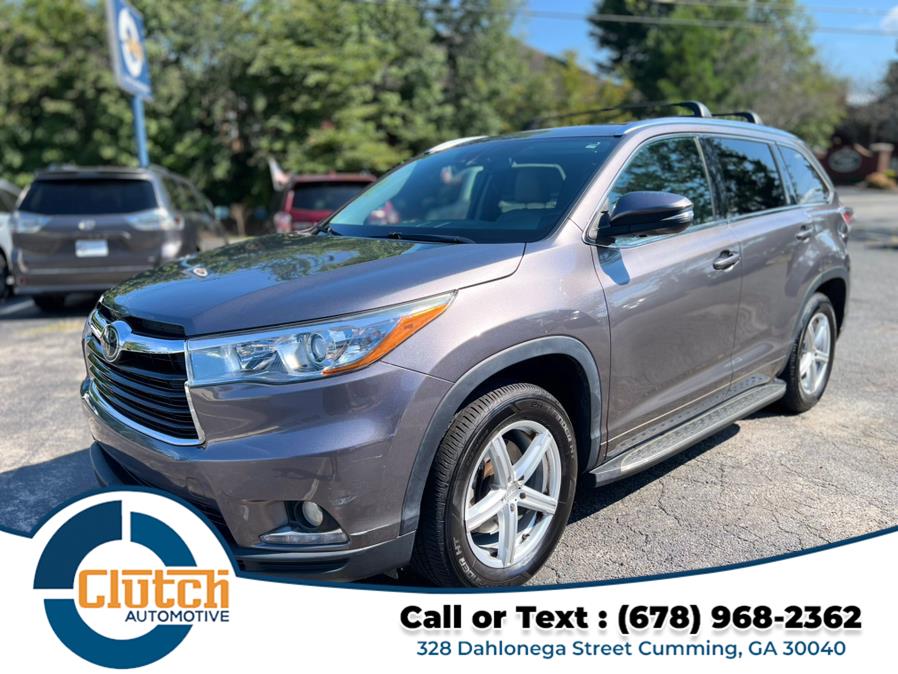 2016 Toyota Highlander FWD 4dr V6 Limited (Natl), available for sale in Cumming, Georgia | Clutch Automotive. Cumming, Georgia 2016 Toyota Highlander FWD 4dr V6 Limited (Natl), available for sale in Cumming, Georgia | Clutch Automotive. Cumming, Georgia