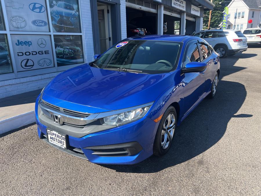 2016 Honda Civic Sedan 4dr CVT LX, available for sale in Milford, Connecticut | Korhan LLC DBA Superior Motors. Milford, Connecticut 2016 Honda Civic Sedan 4dr CVT LX, available for sale in Milford, Connecticut | Korhan LLC DBA Superior Motors. Milford, Connecticut