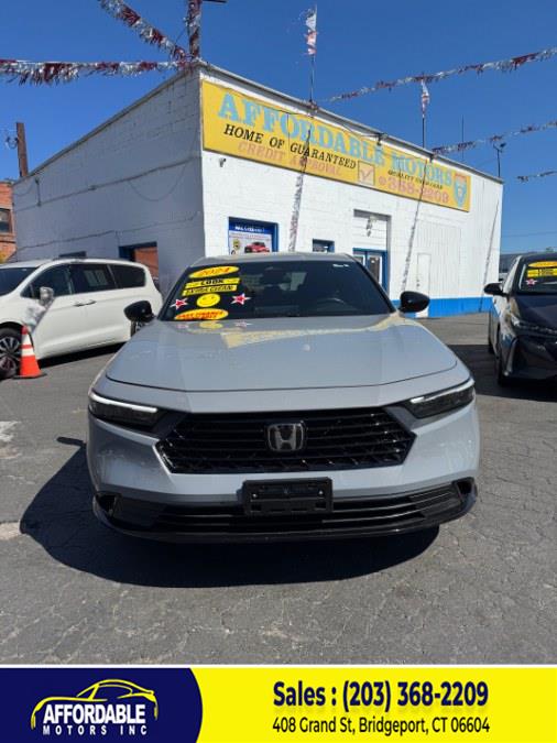 2024 Honda Accord Hybrid Sport-L Sedan, available for sale in Bridgeport, Connecticut | Affordable Motors Inc. Bridgeport, Connecticut 2024 Honda Accord Hybrid Sport-L Sedan, available for sale in Bridgeport, Connecticut | Affordable Motors Inc. Bridgeport, Connecticut