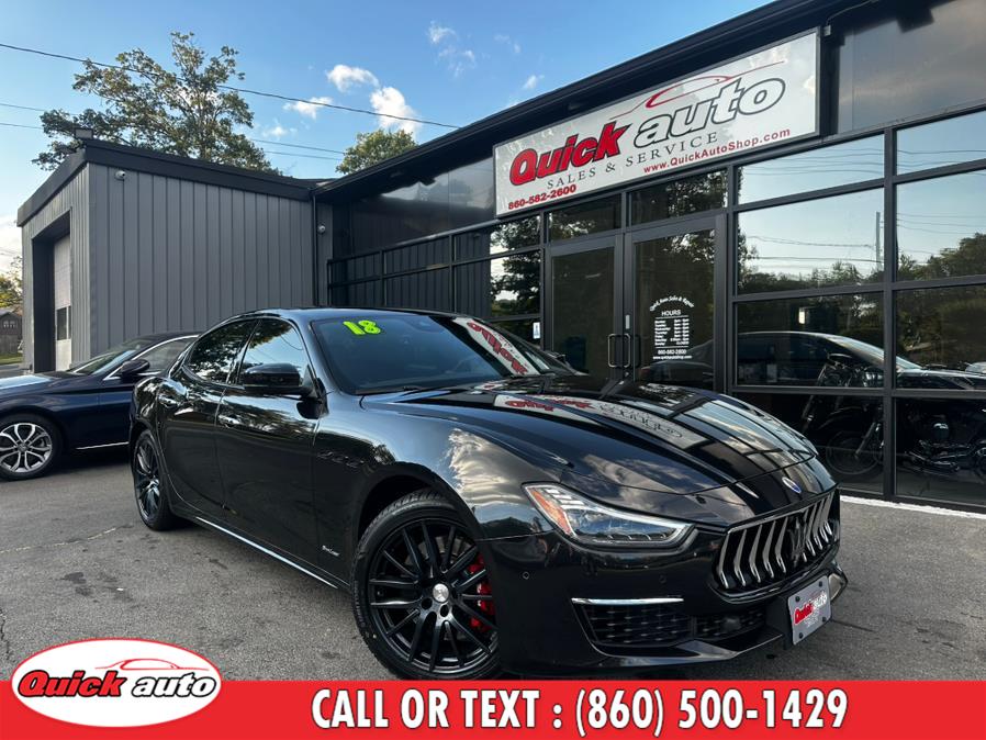 2018 Maserati Ghibli S Q4 GranLusso 3.0L, available for sale in Bristol, Connecticut | Quick Auto LLC. Bristol, Connecticut