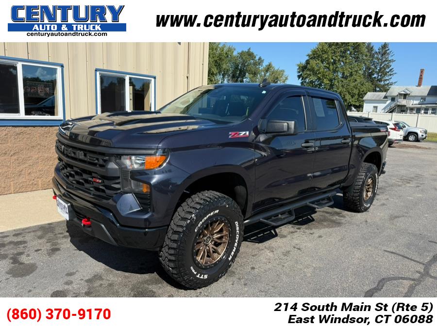 2022 Chevrolet Silverado 1500 4WD Crew Cab 147" Custom Trail Boss, available for sale in East Windsor, Connecticut | Century Auto And Truck. East Windsor, Connecticut 2022 Chevrolet Silverado 1500 4WD Crew Cab 147" Custom Trail Boss, available for sale in East Windsor, Connecticut | Century Auto And Truck. East Windsor, Connecticut