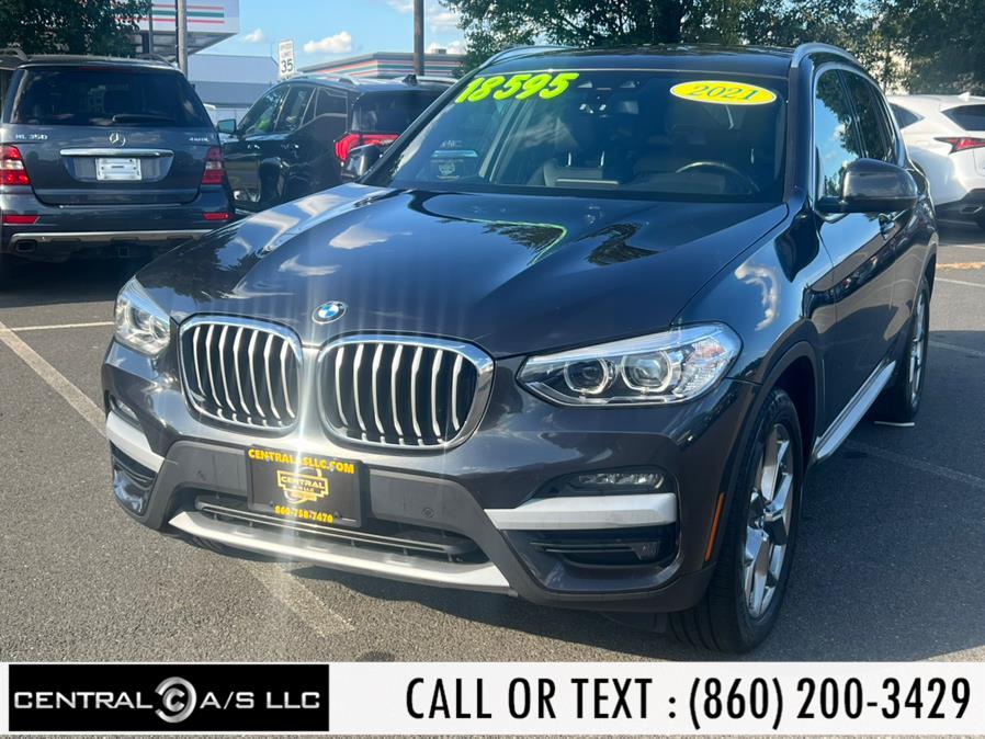 2021 BMW X3 xDrive30i Sports Activity Vehicle, available for sale in East Windsor, Connecticut | Central A/S LLC. East Windsor, Connecticut 2021 BMW X3 xDrive30i Sports Activity Vehicle, available for sale in East Windsor, Connecticut | Central A/S LLC. East Windsor, Connecticut