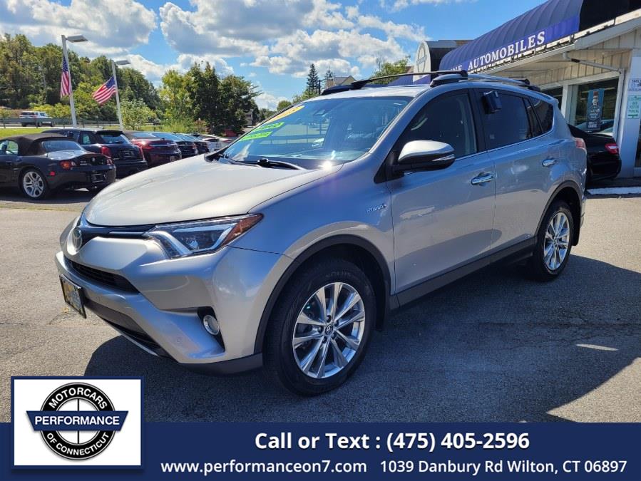 2018 Toyota RAV4 Hybrid Limited AWD (Natl), available for sale in Wilton, Connecticut | Performance Motor Cars Of Connecticut LLC. Wilton, Connecticut 2018 Toyota RAV4 Hybrid Limited AWD (Natl), available for sale in Wilton, Connecticut | Performance Motor Cars Of Connecticut LLC. Wilton, Connecticut