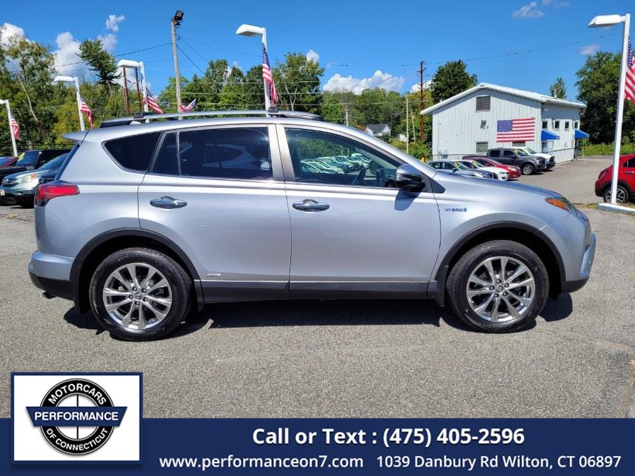 2018 Toyota RAV4 Hybrid Limited AWD (Natl), available for sale in Wilton, Connecticut | Performance Motor Cars Of Connecticut LLC. Wilton, Connecticut 2018 Toyota RAV4 Hybrid Limited AWD (Natl), available for sale in Wilton, Connecticut | Performance Motor Cars Of Connecticut LLC. Wilton, Connecticut