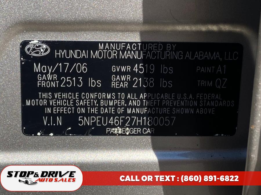 2007 Hyundai Sonata 4dr Sdn Auto Limited *Ltd Avail*, available for sale in East Windsor, Connecticut | Stop & Drive Auto Sales. East Windsor, Connecticut 2007 Hyundai Sonata 4dr Sdn Auto Limited *Ltd Avail*, available for sale in East Windsor, Connecticut | Stop & Drive Auto Sales. East Windsor, Connecticut