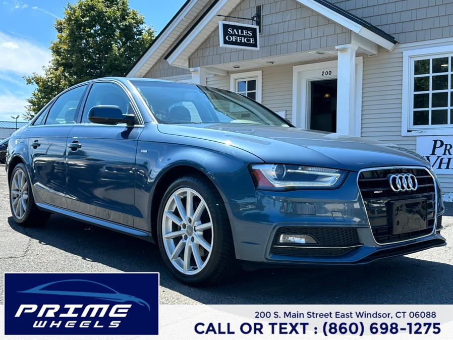 2015 Audi A4 4dr Sdn Auto quattro 2.0T Premium Plus, available for sale in East Windsor, Connecticut | Prime Wheels. East Windsor, Connecticut 2015 Audi A4 4dr Sdn Auto quattro 2.0T Premium Plus, available for sale in East Windsor, Connecticut | Prime Wheels. East Windsor, Connecticut