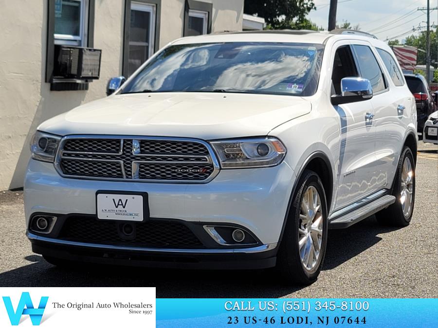 2014 Dodge Durango AWD 4dr Citadel, available for sale in Lodi, New Jersey | AW Auto & Truck Wholesalers, Inc. Lodi, New Jersey 2014 Dodge Durango AWD 4dr Citadel, available for sale in Lodi, New Jersey | AW Auto & Truck Wholesalers, Inc. Lodi, New Jersey