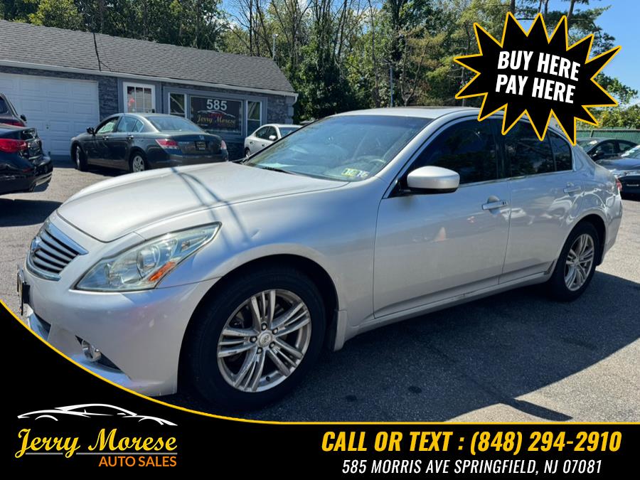 2011 Infiniti G25 Sedan 4dr x AWD, available for sale in Springfield, New Jersey | Jerry Morese Auto Sales. Springfield, New Jersey
