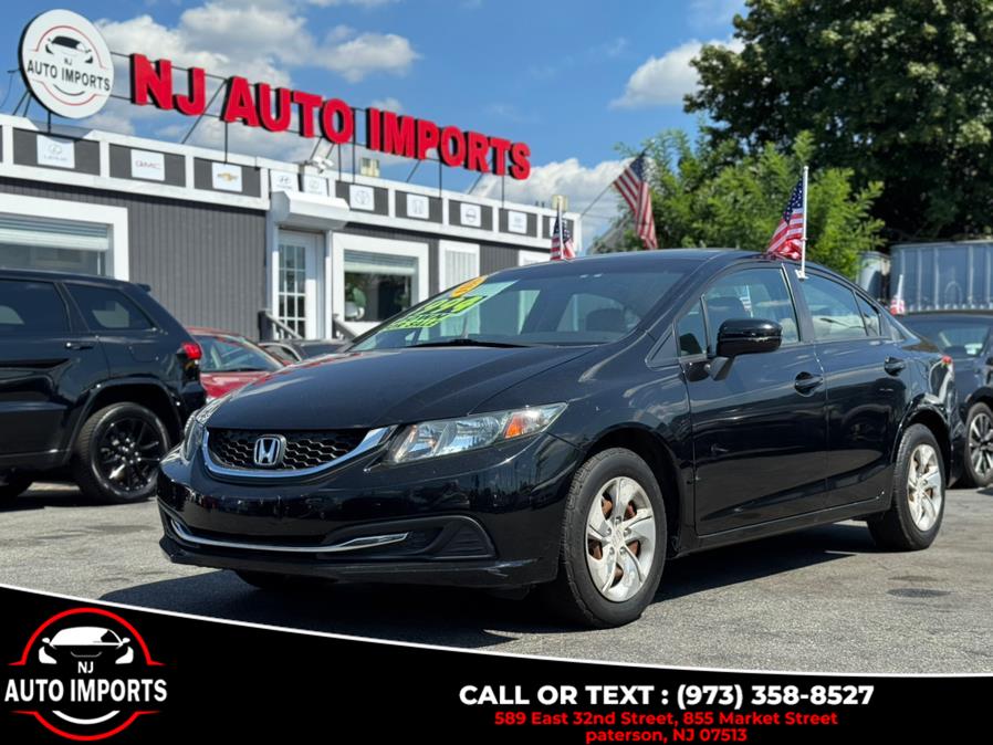 2014 Honda Civic Sedan 4dr CVT LX, available for sale in Paterson, New Jersey | NJ Auto Imports. Paterson, New Jersey 2014 Honda Civic Sedan 4dr CVT LX, available for sale in Paterson, New Jersey | NJ Auto Imports. Paterson, New Jersey