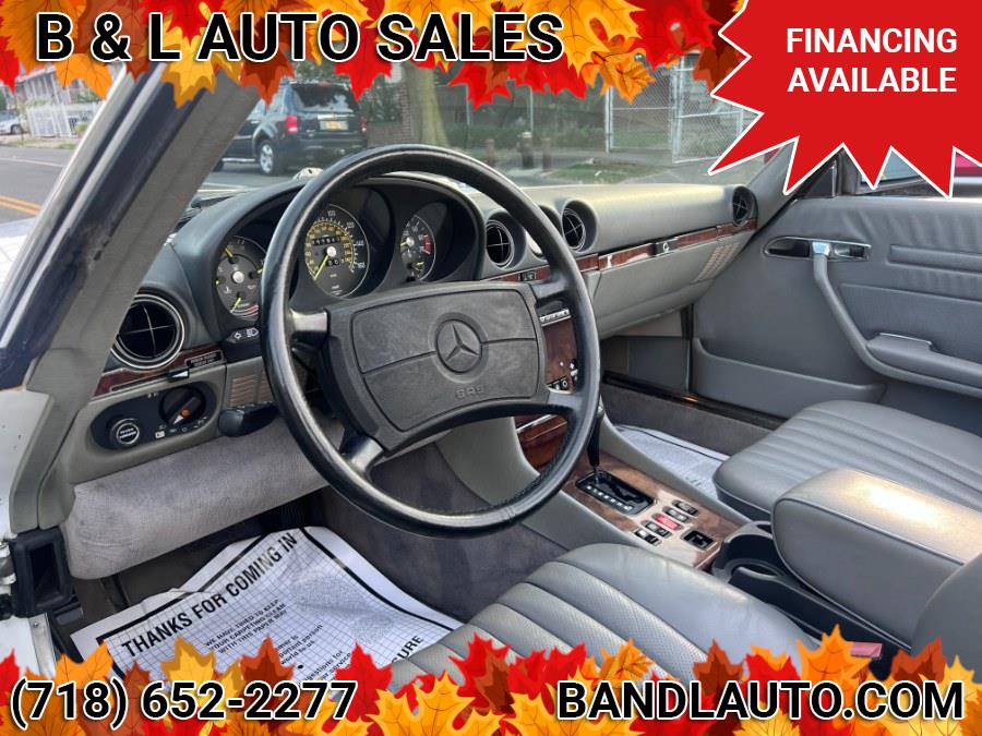 1986 Mercedes-Benz 560SL 2dr Roadster, available for sale in Bronx, New York | B & L Auto Sales LLC. Bronx, New York 1986 Mercedes-Benz 560SL 2dr Roadster, available for sale in Bronx, New York | B & L Auto Sales LLC. Bronx, New York