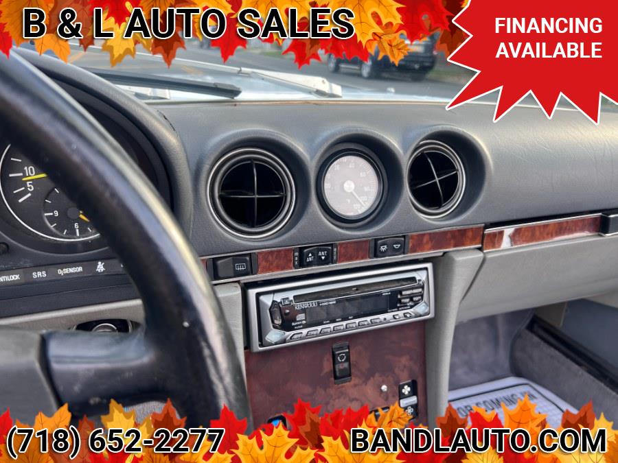 1986 Mercedes-Benz 560SL 2dr Roadster, available for sale in Bronx, New York | B & L Auto Sales LLC. Bronx, New York 1986 Mercedes-Benz 560SL 2dr Roadster, available for sale in Bronx, New York | B & L Auto Sales LLC. Bronx, New York