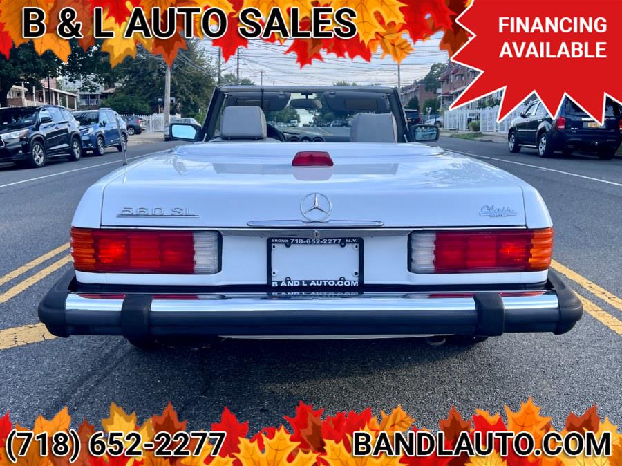 1986 Mercedes-Benz 560SL 2dr Roadster, available for sale in Bronx, New York | B & L Auto Sales LLC. Bronx, New York 1986 Mercedes-Benz 560SL 2dr Roadster, available for sale in Bronx, New York | B & L Auto Sales LLC. Bronx, New York