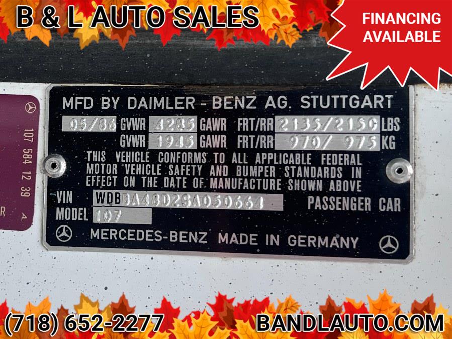 1986 Mercedes-Benz 560SL 2dr Roadster, available for sale in Bronx, New York | B & L Auto Sales LLC. Bronx, New York 1986 Mercedes-Benz 560SL 2dr Roadster, available for sale in Bronx, New York | B & L Auto Sales LLC. Bronx, New York