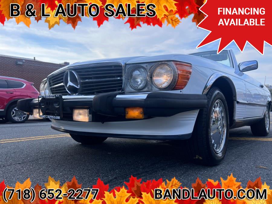 1986 Mercedes-Benz 560SL 2dr Roadster, available for sale in Bronx, New York | B & L Auto Sales LLC. Bronx, New York 1986 Mercedes-Benz 560SL 2dr Roadster, available for sale in Bronx, New York | B & L Auto Sales LLC. Bronx, New York