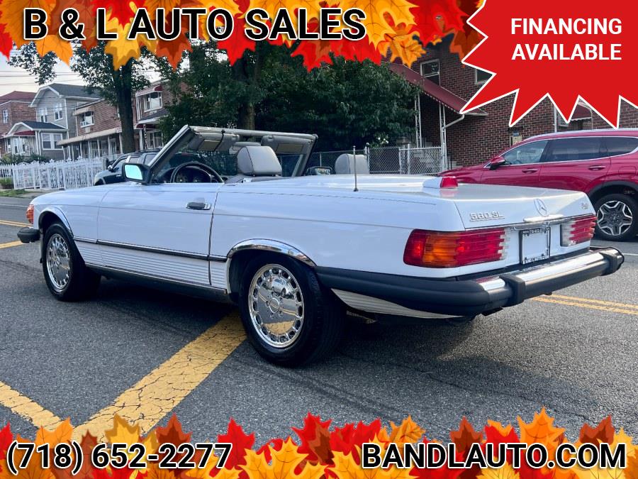 1986 Mercedes-Benz 560SL 2dr Roadster, available for sale in Bronx, New York | B & L Auto Sales LLC. Bronx, New York 1986 Mercedes-Benz 560SL 2dr Roadster, available for sale in Bronx, New York | B & L Auto Sales LLC. Bronx, New York
