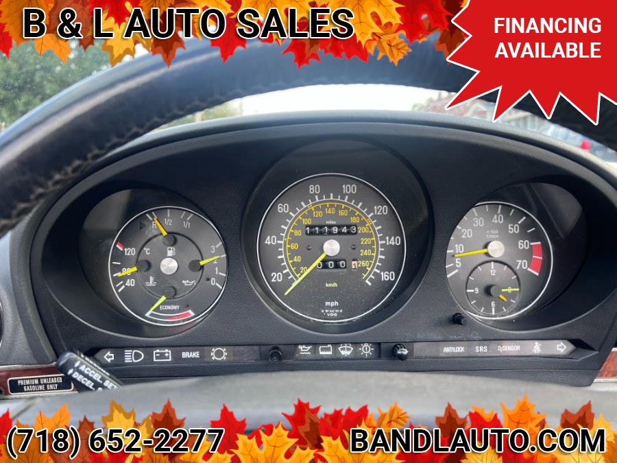 1986 Mercedes-Benz 560SL 2dr Roadster, available for sale in Bronx, New York | B & L Auto Sales LLC. Bronx, New York 1986 Mercedes-Benz 560SL 2dr Roadster, available for sale in Bronx, New York | B & L Auto Sales LLC. Bronx, New York