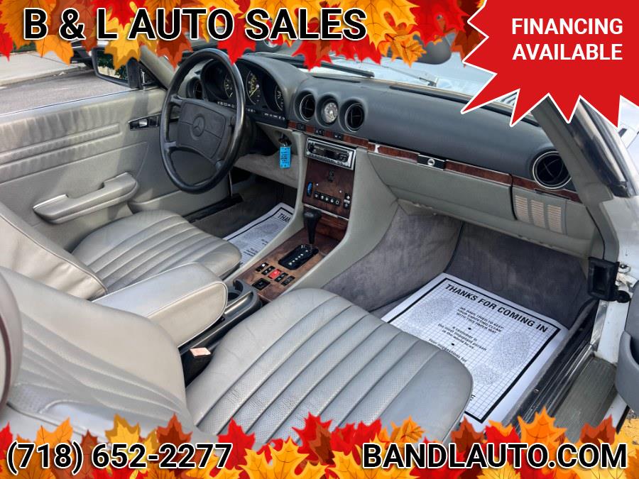 1986 Mercedes-Benz 560SL 2dr Roadster, available for sale in Bronx, New York | B & L Auto Sales LLC. Bronx, New York 1986 Mercedes-Benz 560SL 2dr Roadster, available for sale in Bronx, New York | B & L Auto Sales LLC. Bronx, New York