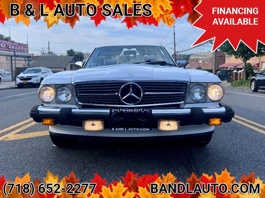 1986 Mercedes-Benz 560SL 2dr Roadster, available for sale in Bronx, New York | B & L Auto Sales LLC. Bronx, New York 1986 Mercedes-Benz 560SL 2dr Roadster, available for sale in Bronx, New York | B & L Auto Sales LLC. Bronx, New York
