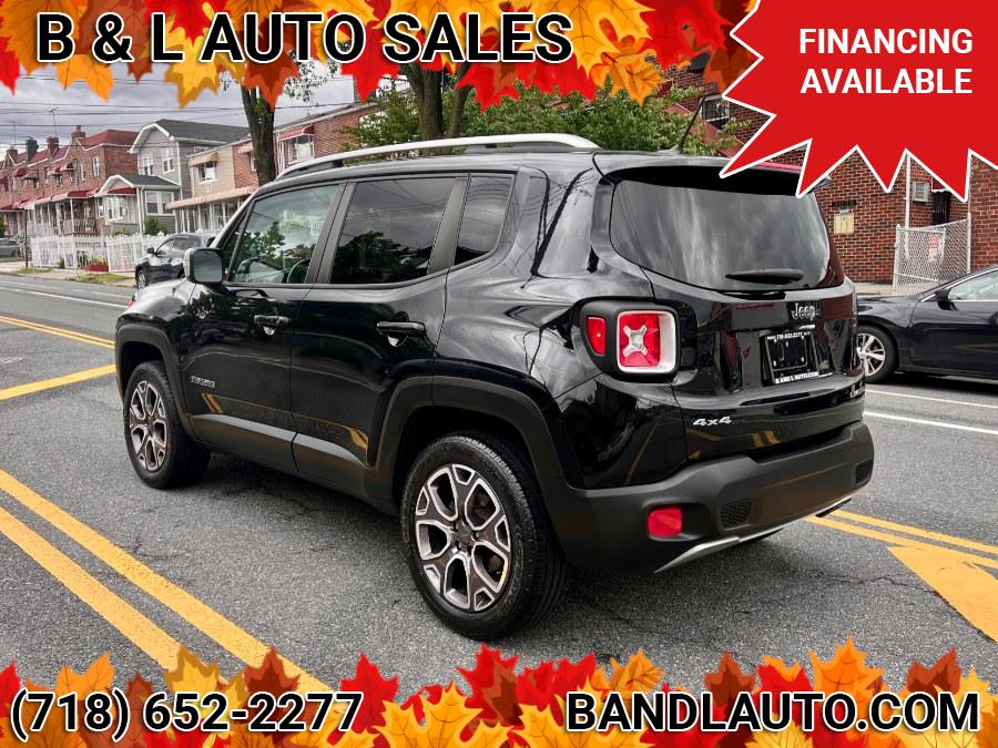 2017 Jeep Renegade Limited 4x4, available for sale in Bronx, New York | B & L Auto Sales LLC. Bronx, New York 2017 Jeep Renegade Limited 4x4, available for sale in Bronx, New York | B & L Auto Sales LLC. Bronx, New York