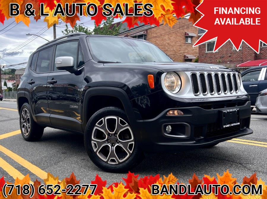2017 Jeep Renegade Limited 4x4, available for sale in Bronx, New York | B & L Auto Sales LLC. Bronx, New York 2017 Jeep Renegade Limited 4x4, available for sale in Bronx, New York | B & L Auto Sales LLC. Bronx, New York