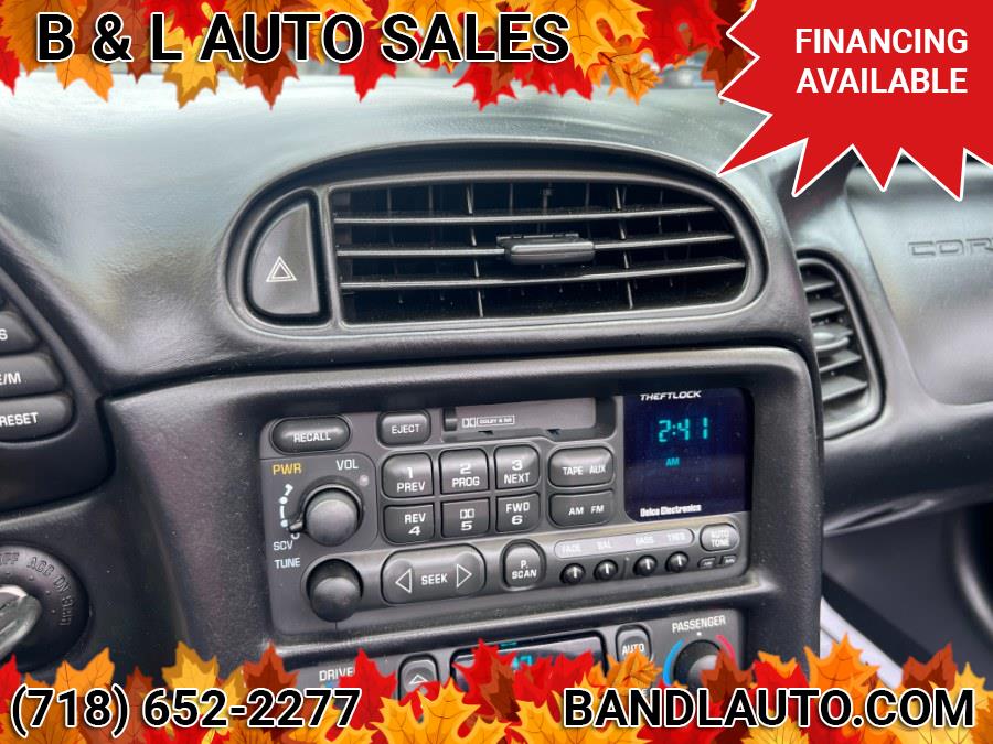 2003 Chevrolet Corvette 2dr Convertible, available for sale in Bronx, New York | B & L Auto Sales LLC. Bronx, New York 2003 Chevrolet Corvette 2dr Convertible, available for sale in Bronx, New York | B & L Auto Sales LLC. Bronx, New York