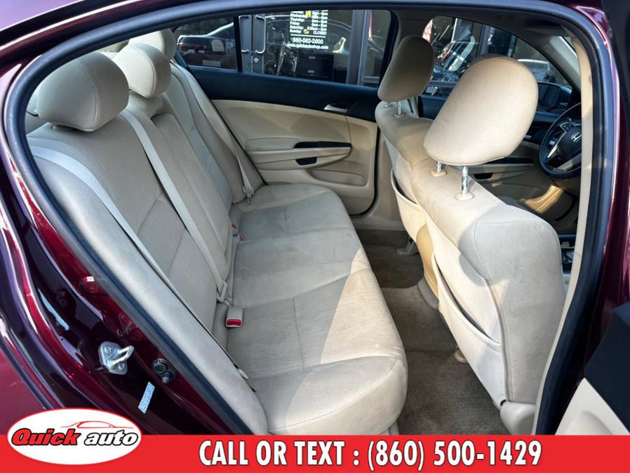 2012 Honda Accord Sdn 4dr I4 Auto LX, available for sale in Bristol, Connecticut | Quick Auto LLC. Bristol, Connecticut 2012 Honda Accord Sdn 4dr I4 Auto LX, available for sale in Bristol, Connecticut | Quick Auto LLC. Bristol, Connecticut