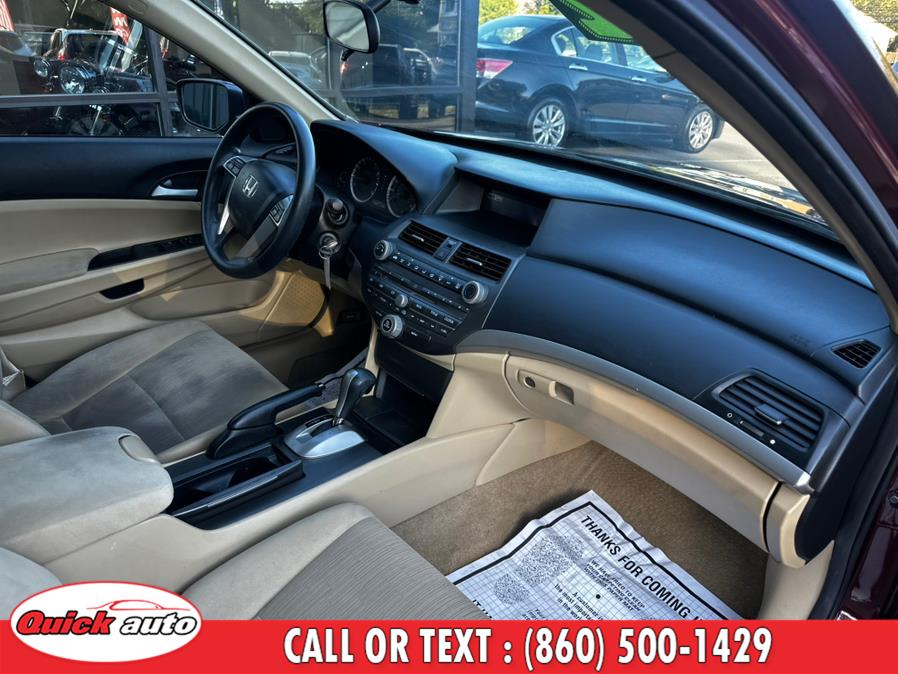 2012 Honda Accord Sdn 4dr I4 Auto LX, available for sale in Bristol, Connecticut | Quick Auto LLC. Bristol, Connecticut 2012 Honda Accord Sdn 4dr I4 Auto LX, available for sale in Bristol, Connecticut | Quick Auto LLC. Bristol, Connecticut