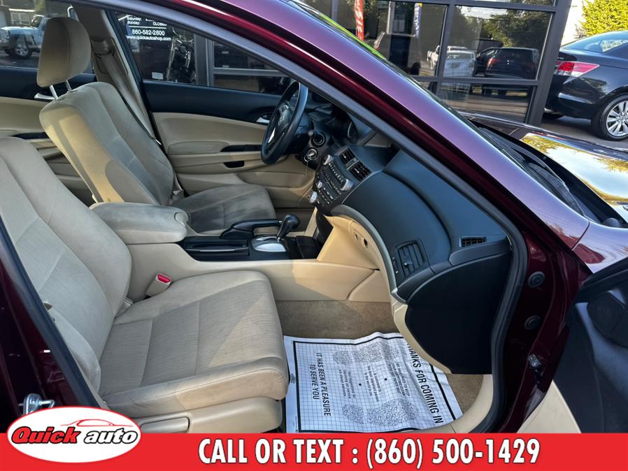 2012 Honda Accord Sdn 4dr I4 Auto LX, available for sale in Bristol, Connecticut | Quick Auto LLC. Bristol, Connecticut 2012 Honda Accord Sdn 4dr I4 Auto LX, available for sale in Bristol, Connecticut | Quick Auto LLC. Bristol, Connecticut