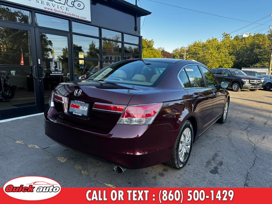 2012 Honda Accord Sdn 4dr I4 Auto LX, available for sale in Bristol, Connecticut | Quick Auto LLC. Bristol, Connecticut 2012 Honda Accord Sdn 4dr I4 Auto LX, available for sale in Bristol, Connecticut | Quick Auto LLC. Bristol, Connecticut