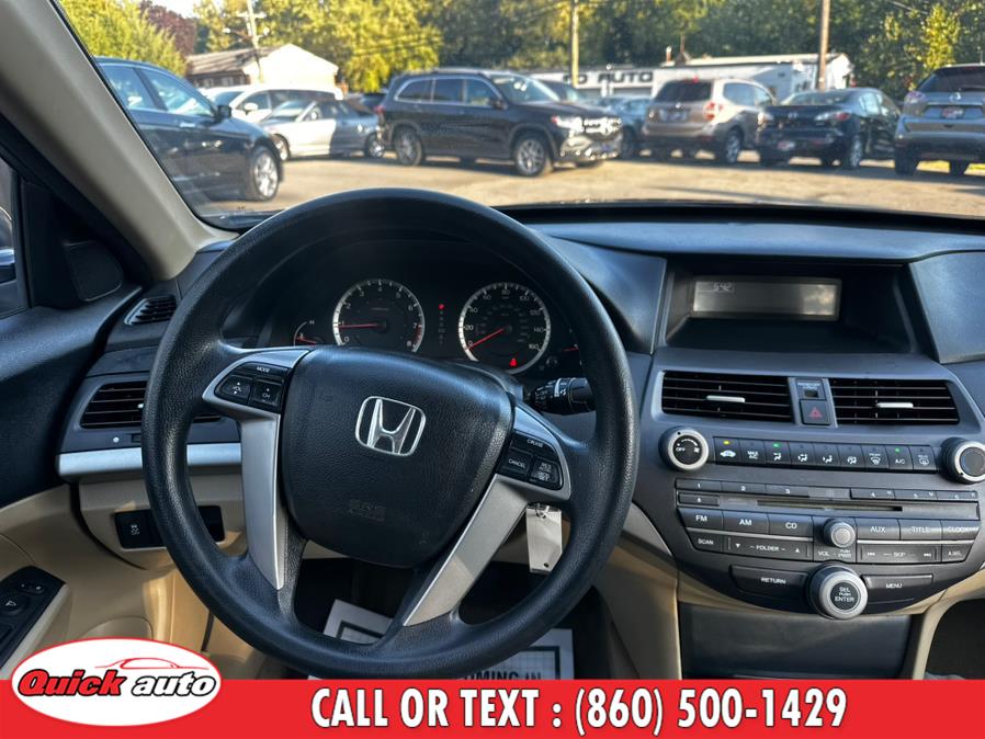 2012 Honda Accord Sdn 4dr I4 Auto LX, available for sale in Bristol, Connecticut | Quick Auto LLC. Bristol, Connecticut 2012 Honda Accord Sdn 4dr I4 Auto LX, available for sale in Bristol, Connecticut | Quick Auto LLC. Bristol, Connecticut