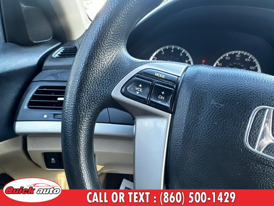 2012 Honda Accord Sdn 4dr I4 Auto LX, available for sale in Bristol, Connecticut | Quick Auto LLC. Bristol, Connecticut 2012 Honda Accord Sdn 4dr I4 Auto LX, available for sale in Bristol, Connecticut | Quick Auto LLC. Bristol, Connecticut