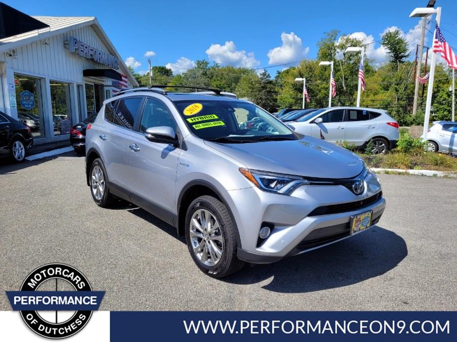 2018 Toyota RAV4 Hybrid Limited AWD (Natl), available for sale in Wappingers Falls, New York | Performance Motor Cars. Wappingers Falls, New York 2018 Toyota RAV4 Hybrid Limited AWD (Natl), available for sale in Wappingers Falls, New York | Performance Motor Cars. Wappingers Falls, New York