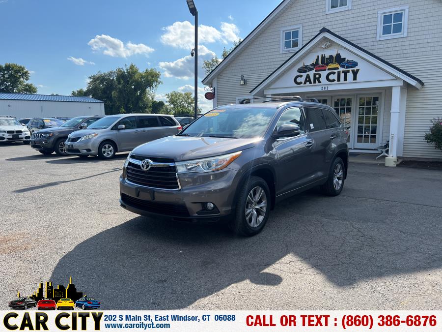 2015 Toyota Highlander AWD 4dr V6 XLE (Natl), available for sale in East Windsor, Connecticut | Car City LLC. East Windsor, Connecticut 2015 Toyota Highlander AWD 4dr V6 XLE (Natl), available for sale in East Windsor, Connecticut | Car City LLC. East Windsor, Connecticut