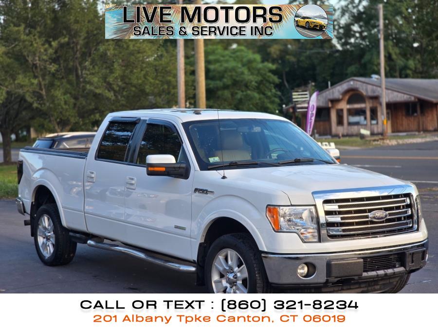 2013 Ford F-150 4WD SuperCrew 145" Lariat, available for sale in Canton, Connecticut | Live Motors Sales and Service INC. Canton, Connecticut 2013 Ford F-150 4WD SuperCrew 145" Lariat, available for sale in Canton, Connecticut | Live Motors Sales and Service INC. Canton, Connecticut