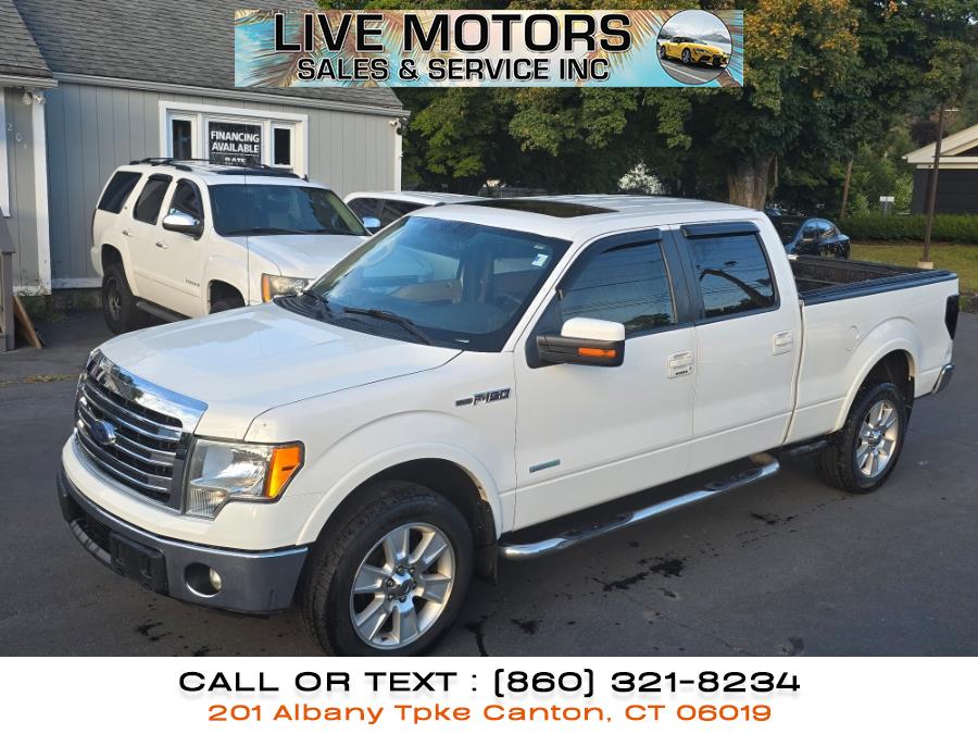 2013 Ford F-150 4WD SuperCrew 145" Lariat, available for sale in Canton, Connecticut | Live Motors Sales and Service INC. Canton, Connecticut 2013 Ford F-150 4WD SuperCrew 145" Lariat, available for sale in Canton, Connecticut | Live Motors Sales and Service INC. Canton, Connecticut