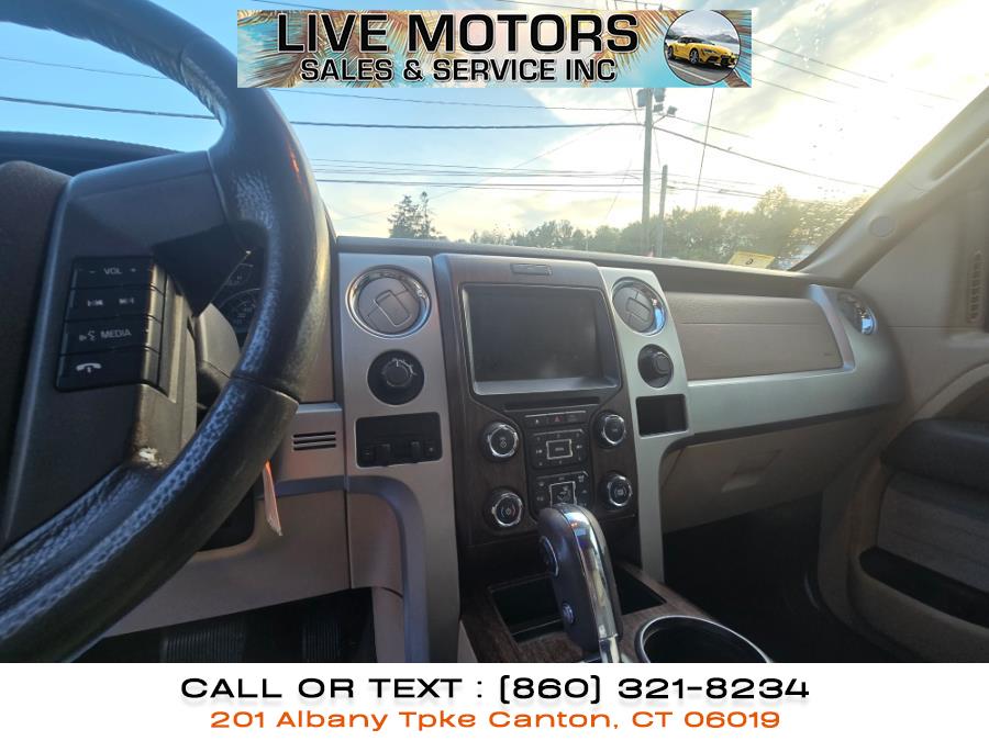 2013 Ford F-150 4WD SuperCrew 145" Lariat, available for sale in Canton, Connecticut | Live Motors Sales and Service INC. Canton, Connecticut 2013 Ford F-150 4WD SuperCrew 145" Lariat, available for sale in Canton, Connecticut | Live Motors Sales and Service INC. Canton, Connecticut