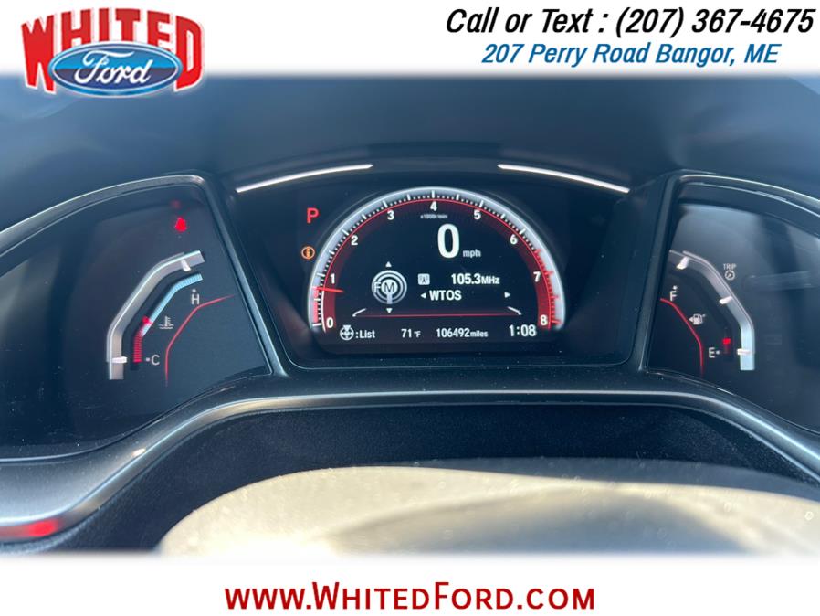 2019 Honda Civic Hatchback Sport Touring CVT, available for sale in Bangor, Maine | Whited Ford. Bangor, Maine 2019 Honda Civic Hatchback Sport Touring CVT, available for sale in Bangor, Maine | Whited Ford. Bangor, Maine